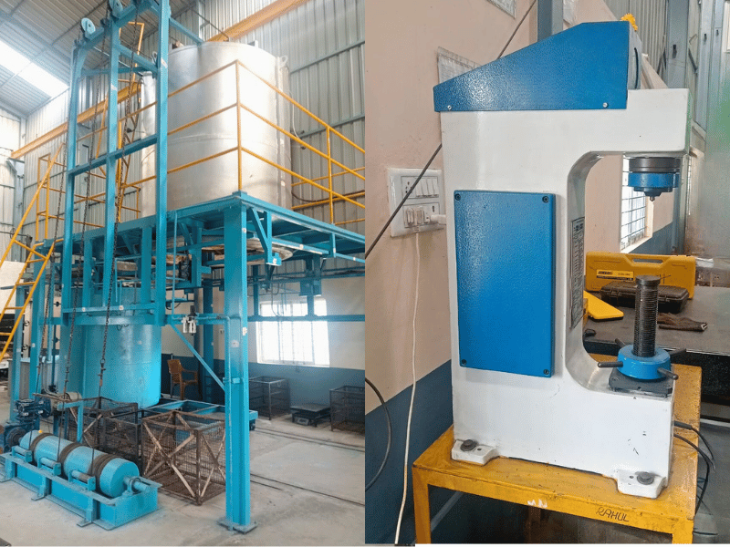 Aluminium Heat Treatment Services in Bangalore Test machines